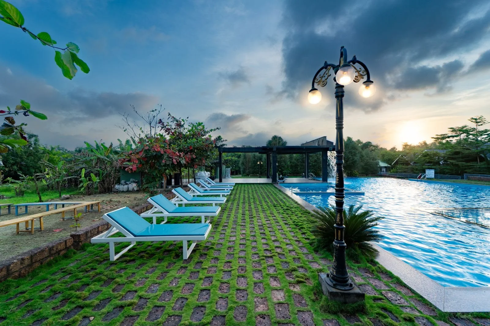 Dandeli Resort Hotel surrounded by greenery in Dandeli, Karnataka